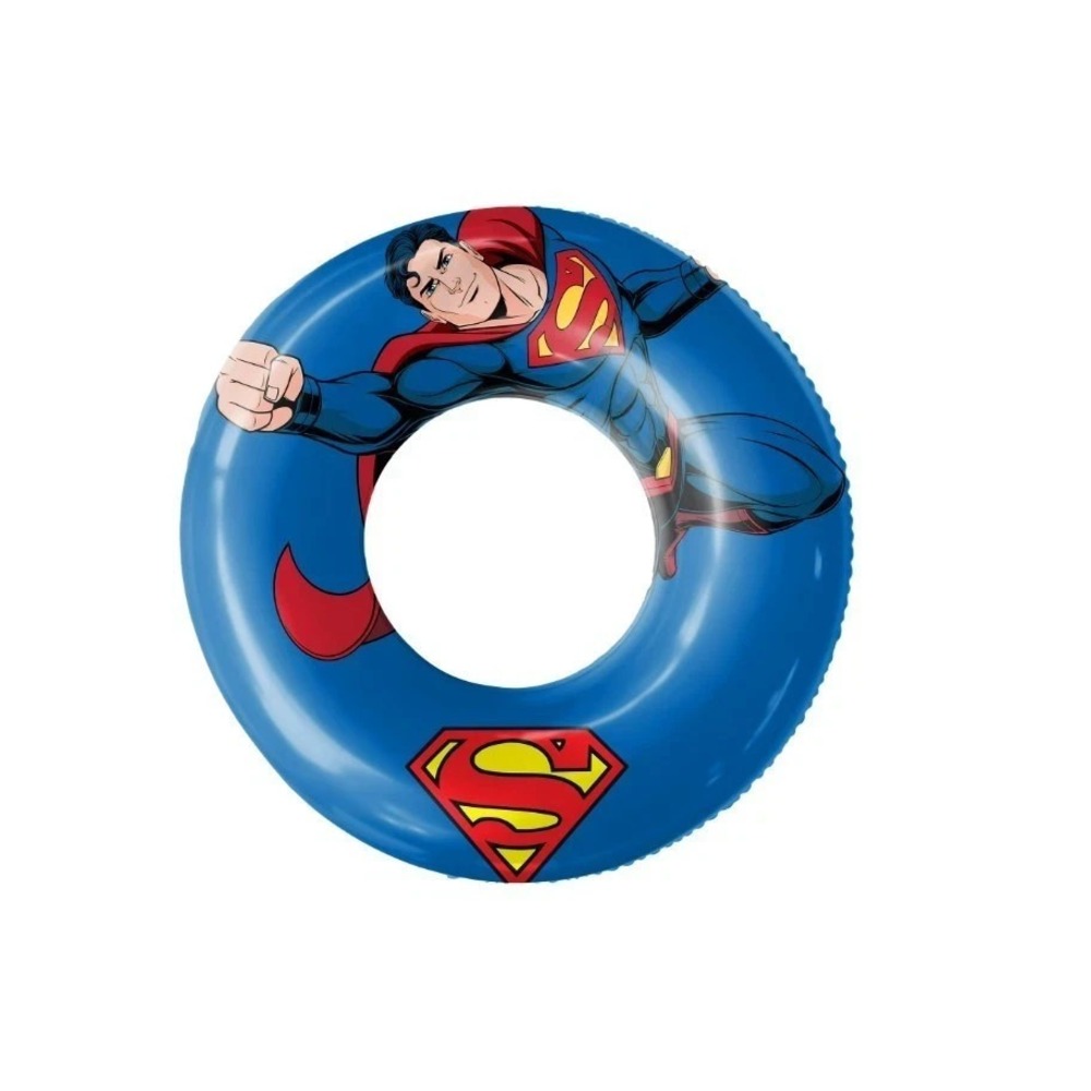 NEW Superman Inflatable Pool Float Ring 40" DC Comics Kids Swim Tube Beach Lake‎